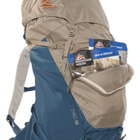 Kelty Zyro 58 Fallen Rock/Reflecting Pond        Backpack - Teal and Tan